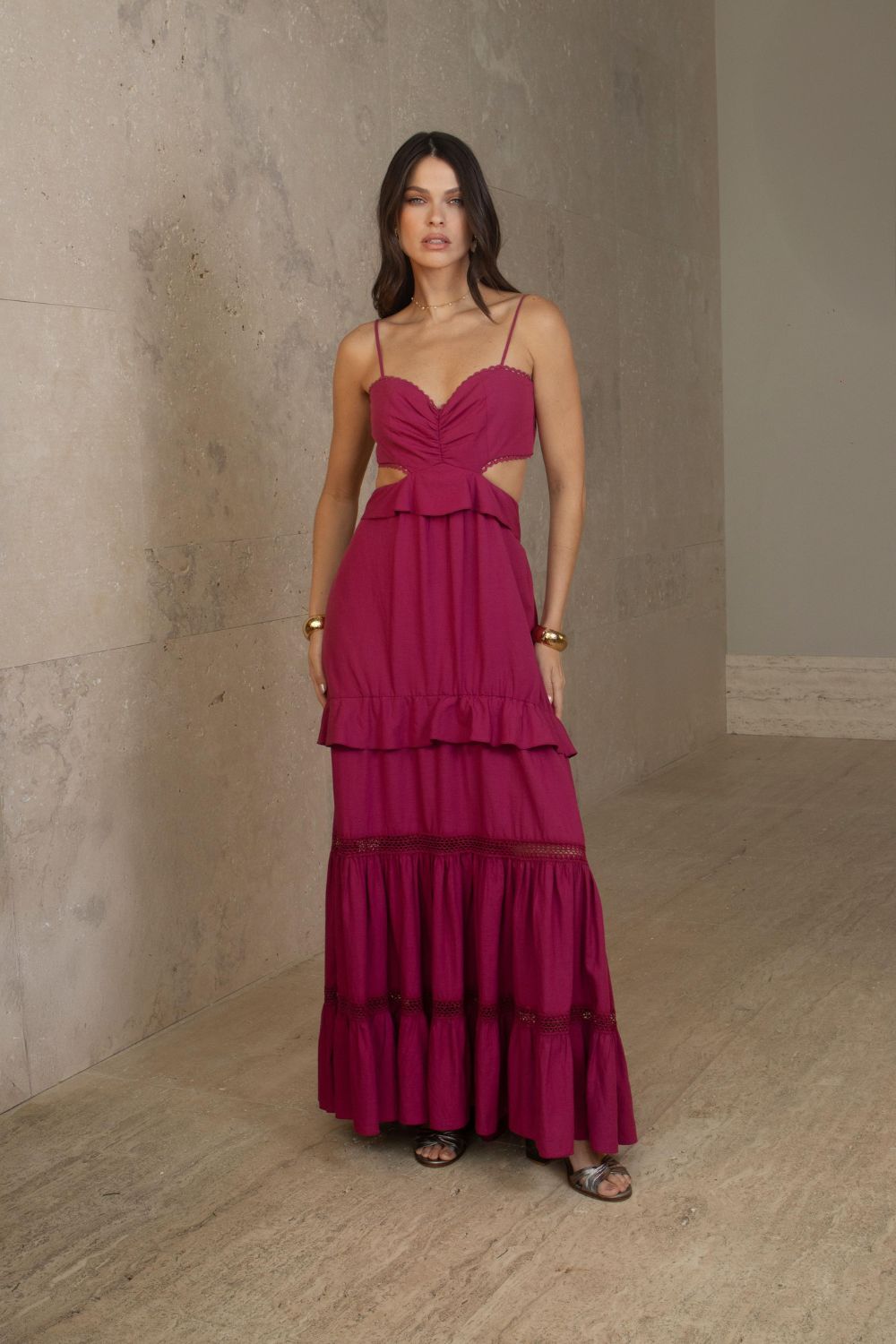 Vestido Love Magenta